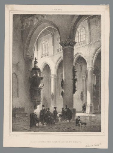 Interior of the New Church in Delft
