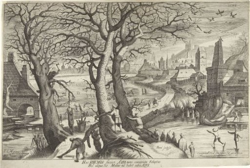 Winter, a Landscape with Woodcutters