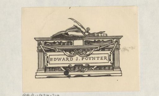 Ex libris of Edward John Poynter