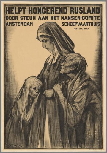 Help Hungry Russia by Supporting the Nansen Committee. Amsterdam Scheepvaarthuis.
