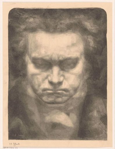Portrait of Ludwig van Beethoven