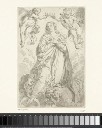 Coronation of Mary on a crescent moon