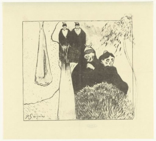 Unmarried old women in Arles.