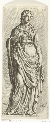 Standing Woman in Roman Dress
