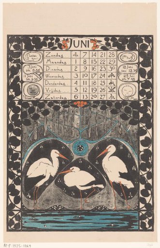 Calendar page for June 1896