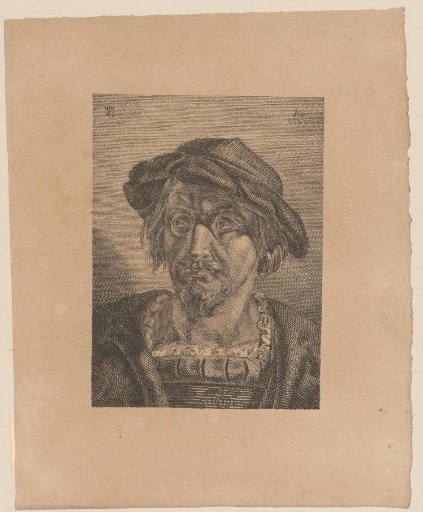 Head of a man with cap