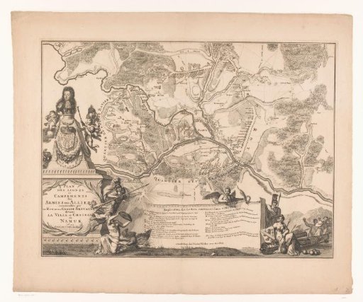 Siege map of Namur