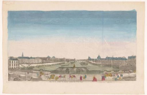 View of the Pont Neuf over the Seine in Paris, looking toward the Pont Royal