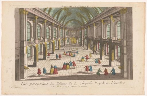View of the Interior of the Chapel of the Palace of Versailles