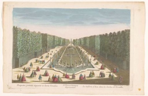 View of the Galerie d'Eau in the Garden of Versailles