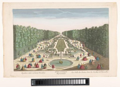 View of the Salle des Festins in the Garden of Versailles