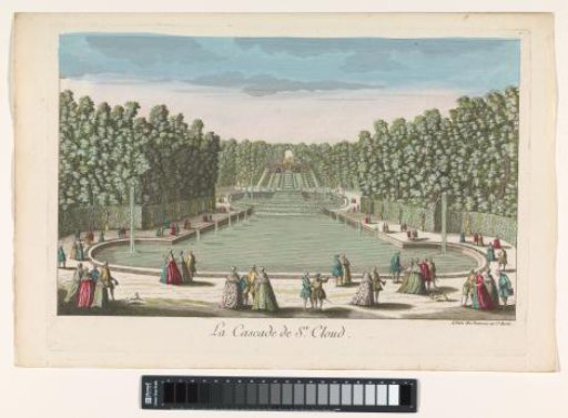 View of the Cascades in the Garden of the Château de Saint-Cloud