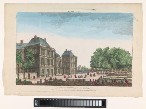 View of the Palais du Luxembourg in Paris Seen from the Garden
