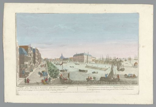 View of 's Lands Zeemagazijn (Admiralty Magazine) in Amsterdam