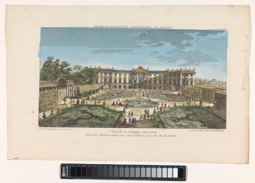 View of the garden and the Hotel des Ambassadeurs in Vienna