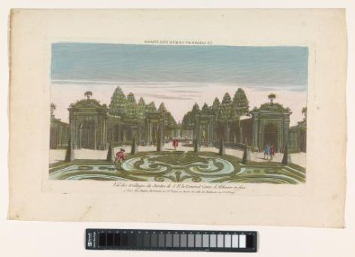 View of a garden of the Count of Althann