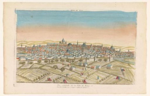 View of the city of Rome