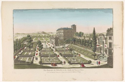 View of the Vatican Gardens in Vatican City