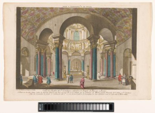 View of the Interior of the Church of Santa Costanza in Rome