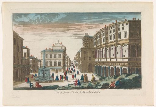 View of the Theater of Marcellus in Rome