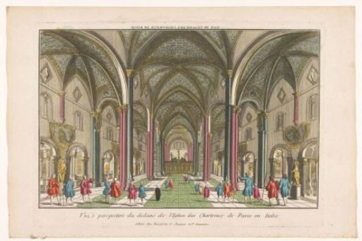 View of the Interior of the Certosa di Pavia