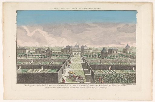 View of the Garden of the Country House of Countess Bestoucheff in the vicinity of St. Petersburg