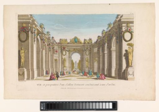 View of an Open Hall leading to a Garden