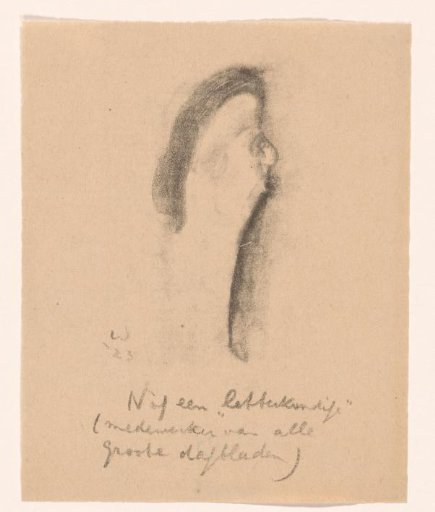 Caricature of a Literary Man