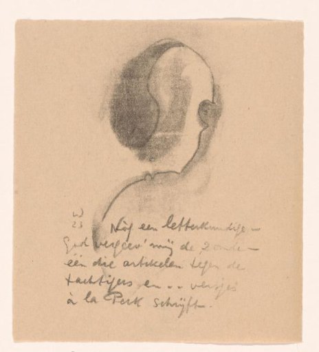 Caricature of a Literary Man