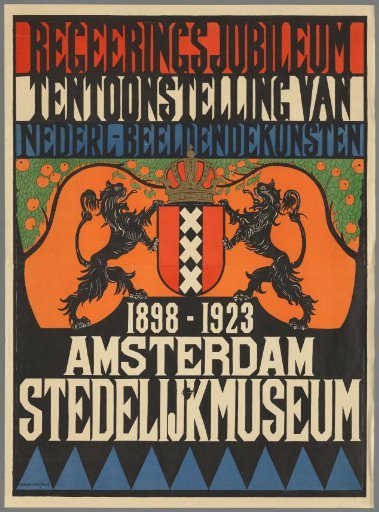 Government Jubilee 1898-1923. Exhibition of fine arts. Amsterdam Stedelijk Museum.