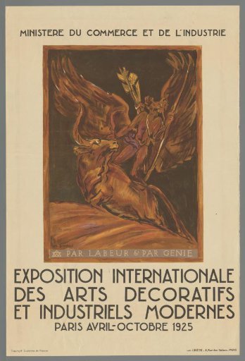 Exposition internationale des arts decoratifs et industriels modernes. Paris April-October 1925
