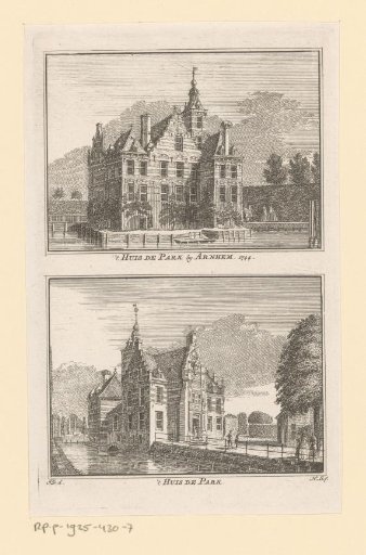 Views of Huis het Park in Arnhem, 1744