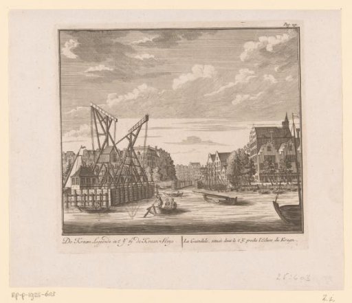 View of the Waalseiland in Amsterdam