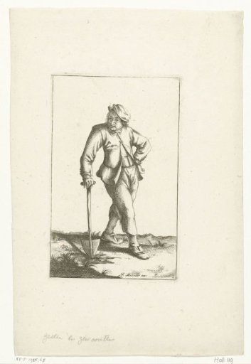 Peasant Leaning on a Spade