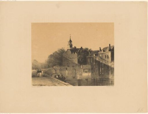 Cityscape with canal