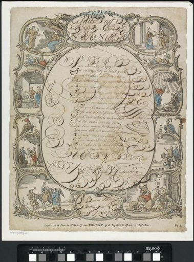 Wishing Letter with Scenes from the New Testament