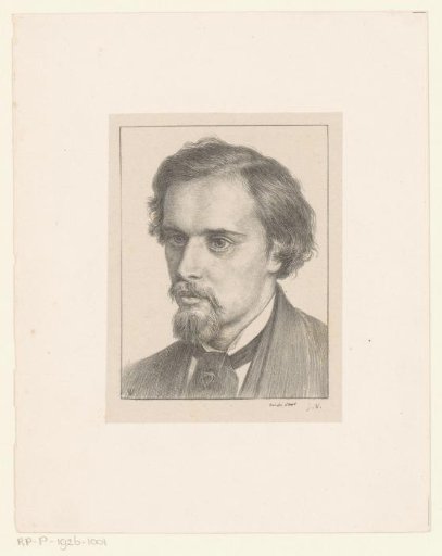 Portrait of Dante Gabriel Rossetti