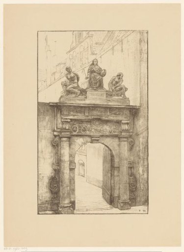 Rasphuis Gate in Amsterdam