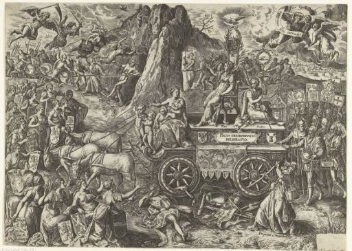 The triumphal chariot of peace, 1577