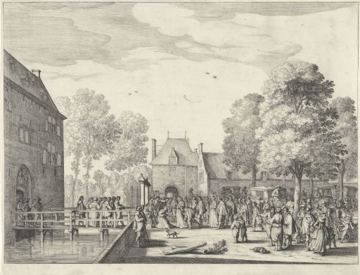 Visit of Queen Henrietta Maria to Adriaen Pauw at the Castle in Heemstede, 1642
