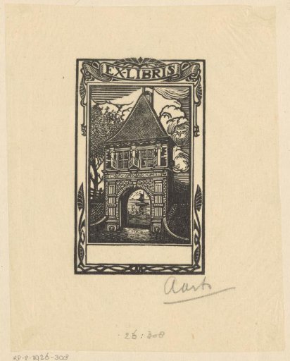 Ex libris of an unknown person