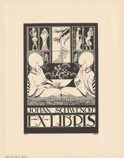 Ex libris of Johan Schwencke
