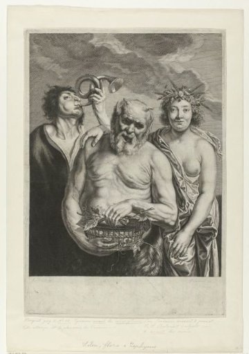 Silenus with Flora and Zephyrus