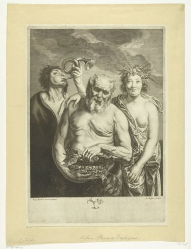 Silenus with Flora and Zephyrus