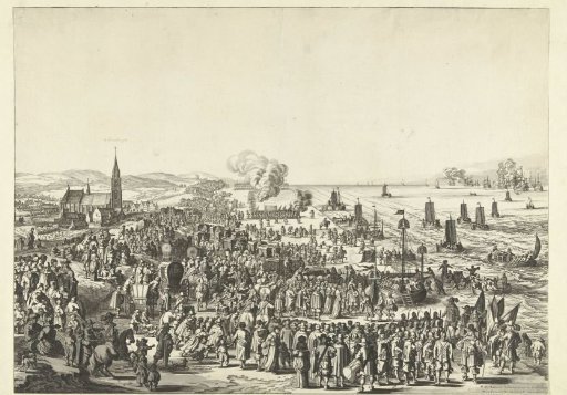 Departure of Charles II from Scheveningen to England, 1660
