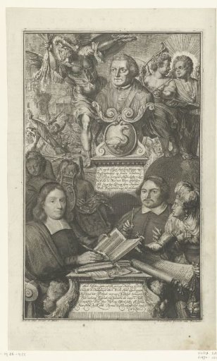 Allegorical representation with Martin Luther