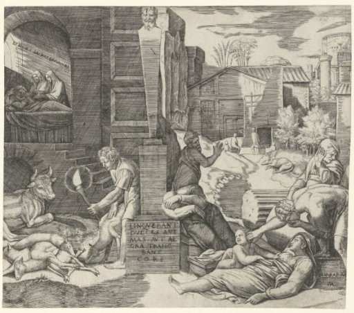 Trojans on Crete struck by the plague