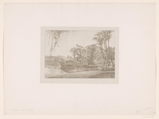 View of a pond at Het Loo Palace