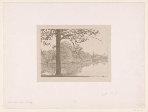 View of a pond at Het Loo Palace