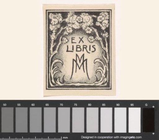 Ex libris of MM
